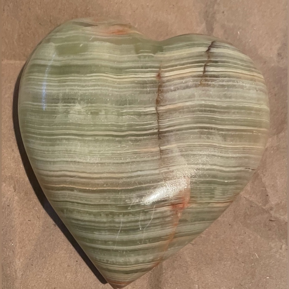 Heart Shaped Large Palm Stone